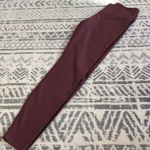 Nike Burgandy Leggings